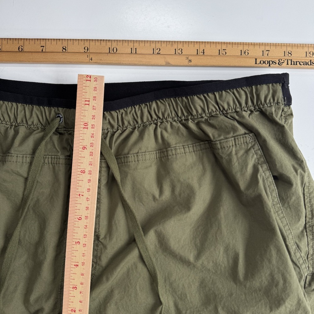 DULUTH TRADING Pull On Elastic Waist Roll Up Pant Mens 40x30 Green Standard Fit - Picture 11 of 14